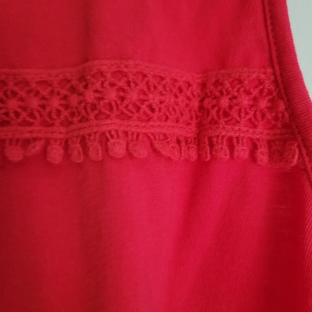 Talbots Red Sleeveless Women's Top - Picture 5 of 6